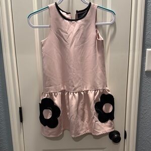 Pink and Black Kids Dress